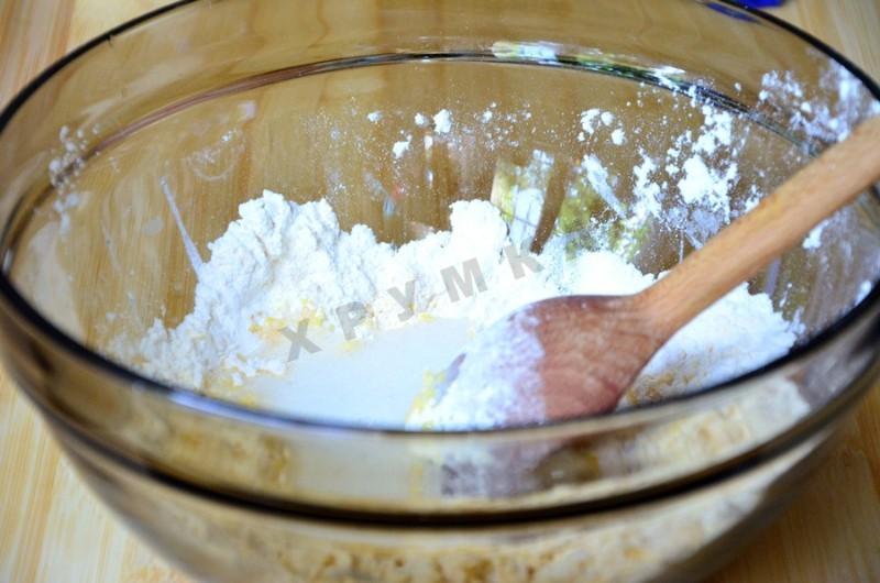 Шаг 5 приготовления Мадлен с шампиньонами