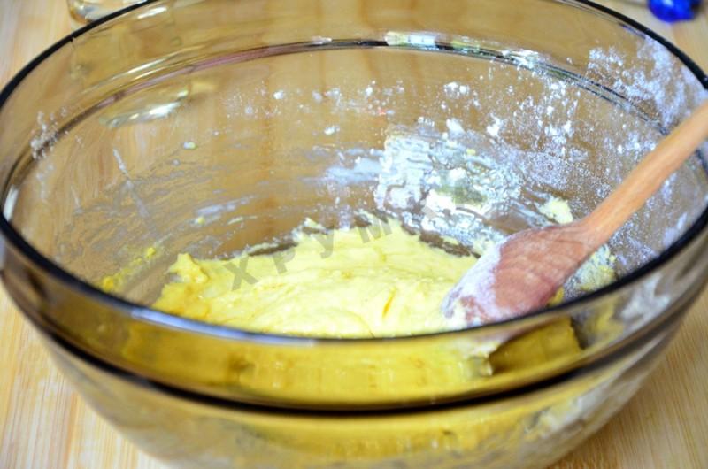 Шаг 6 приготовления Мадлен с шампиньонами
