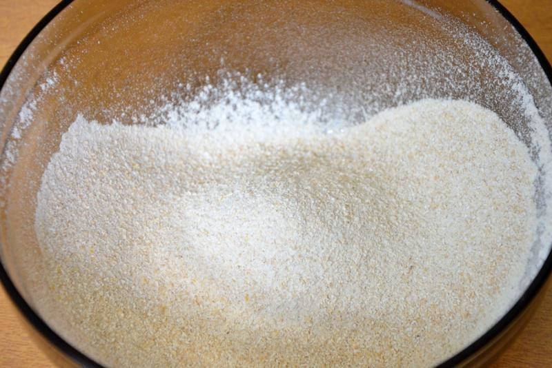 Шаг 5 приготовления Печенье Овсяное на сметане с медом и миндалем