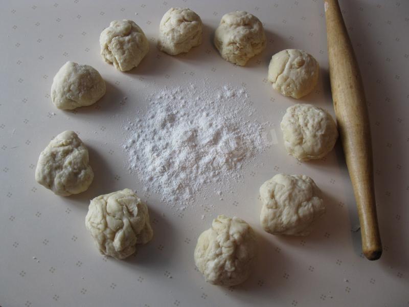Шаг 7 приготовления Шанежки с картошкой