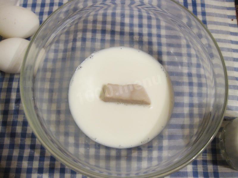 Шаг 2 приготовления Блины из пшеничной и кукурузной муки