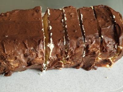 Шаг 7 приготовления Львовский сырник из творога и манки в шоколадной глазури