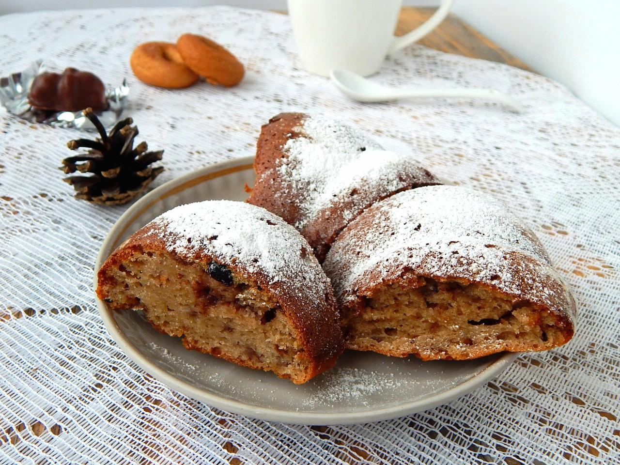 Шаг 8 приготовления Пирог овсяный с бананом и творогом ДА