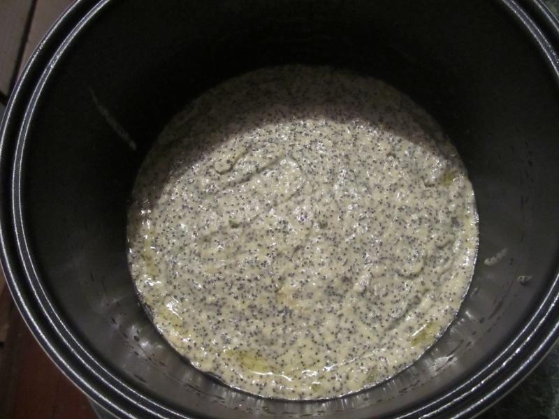 Шаг 5 приготовления Торт с маком и кокосовой стружкой