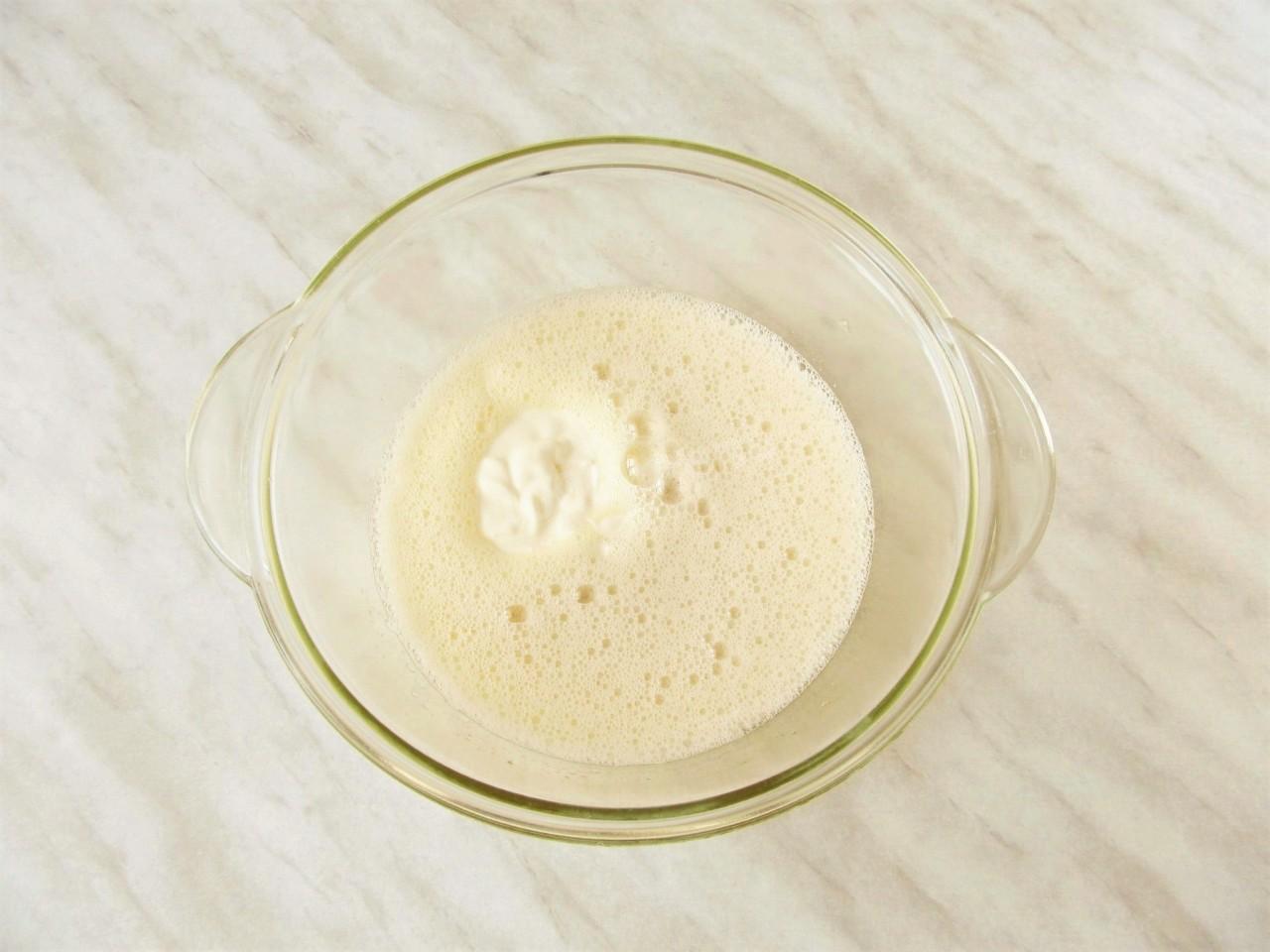 Шаг 5 приготовления Кофейный кекс с корицей и орехами