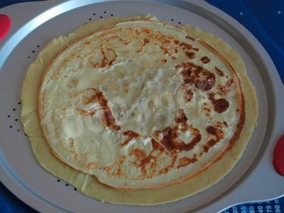 Шаг 3 приготовления Курник из блинов куриный и грибной