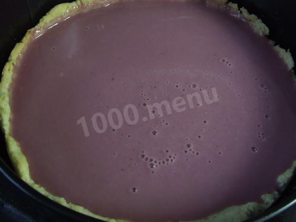 Шаг 14 приготовления Песочный смородиновый пирог со свежей смородиной