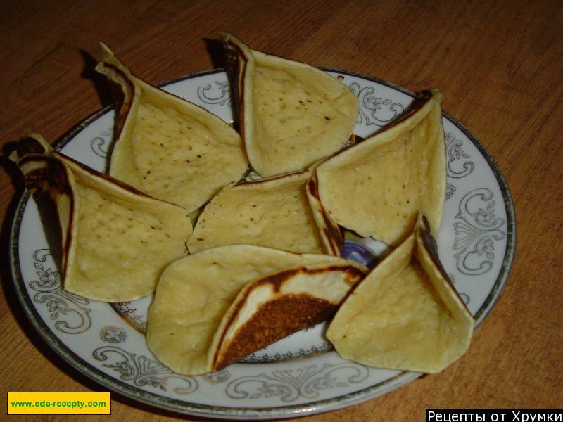 Шаг 4 приготовления Арабские блинчики с начинкой