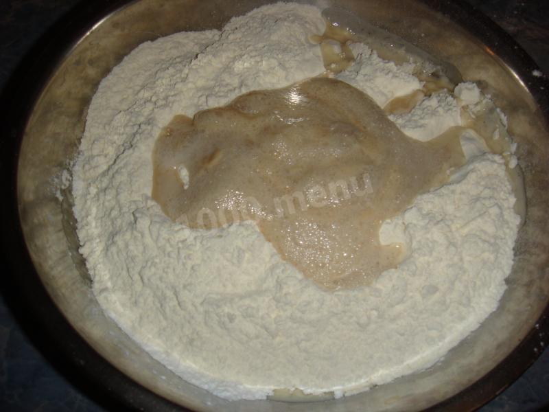 Шаг 1 приготовления Пирог Роза