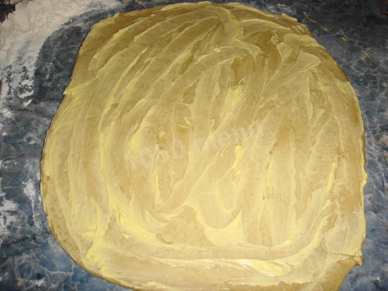 Шаг 6 приготовления Пирог Роза