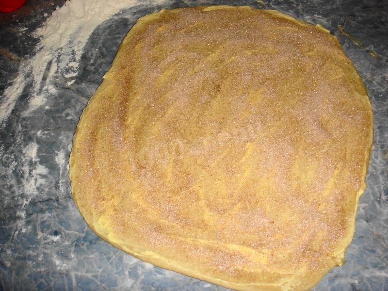 Шаг 7 приготовления Пирог Роза