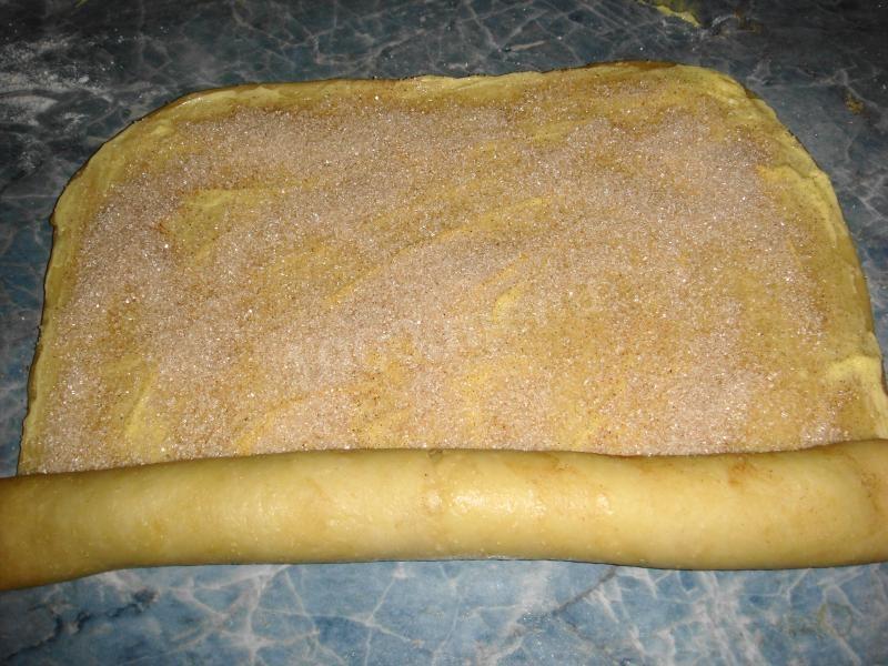 Шаг 8 приготовления Пирог Роза