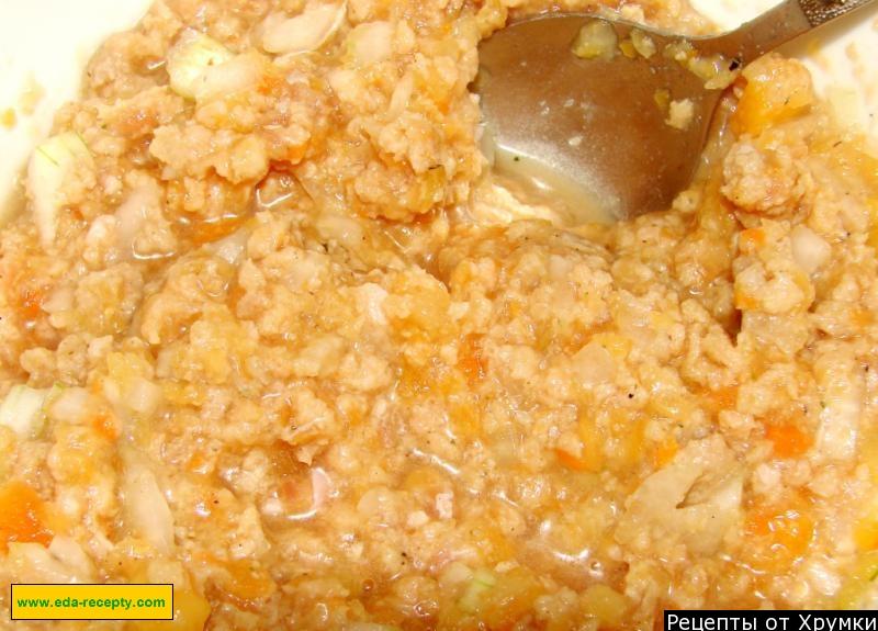 Шаг 5 приготовления Греческий слоеный пирог с мясом Шумуш