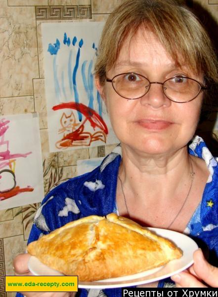 Шаг 8 приготовления Греческий слоеный пирог с мясом Шумуш