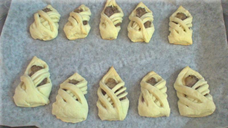 Шаг 14 приготовления Печенье Чарох с яблочно-ореховой начинкой