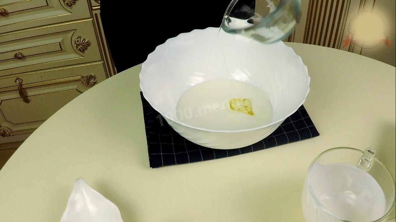 Шаг 2 приготовления Лепешки с творогом и укропом Хачапури