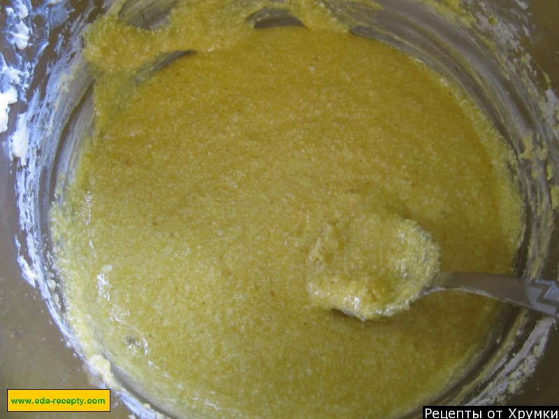 Шаг 5 приготовления Заливной пирог с вишней и ванильным вкусом