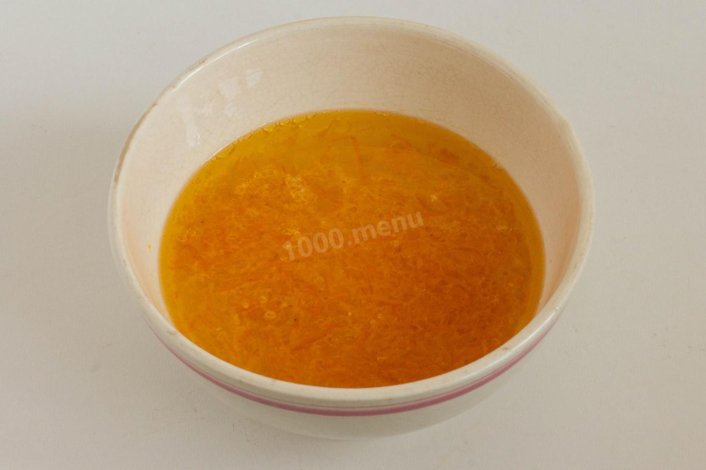 Шаг 3 приготовления Кекс большой с изюмом и апельсином