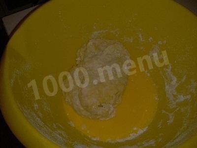 Шаг 3 приготовления Открытый пирог киш куриный с грибами