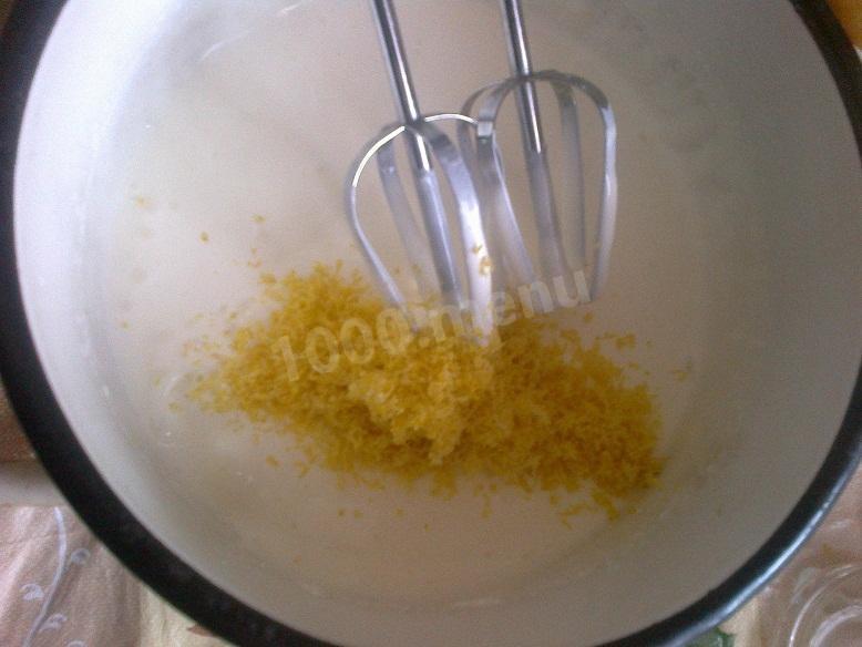 Шаг 10 приготовления Лимонный торт на сметане