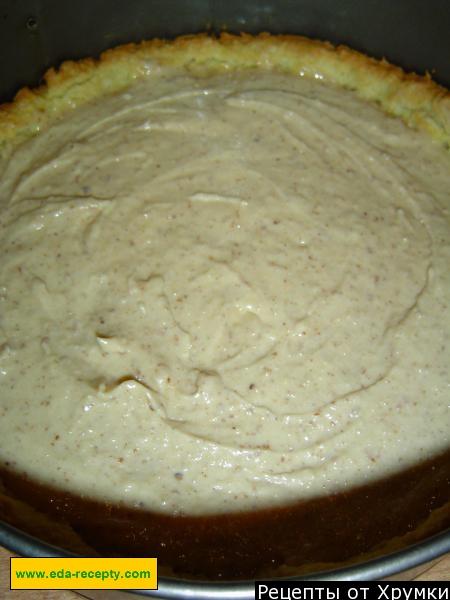 Шаг 5 приготовления Пирог с абрикосами и черешней