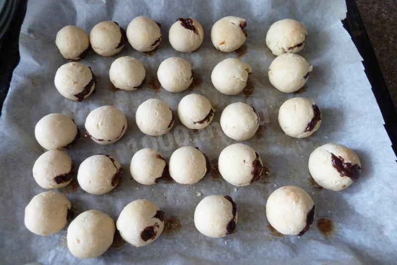 Шаг 6 приготовления Печенье со сгущенкой