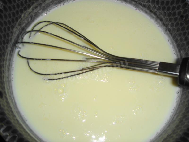 Шаг 20 приготовления Пирог с хурмой и яблоками