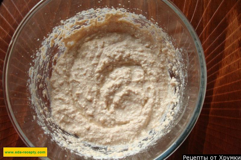 Шаг 6 приготовления Пышные сырники с манкой, курагой, изюмом и творогом