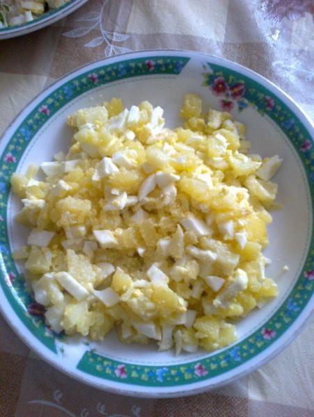 Шаг 7 приготовления Пирог курник с картошкой из готового слоеного теста