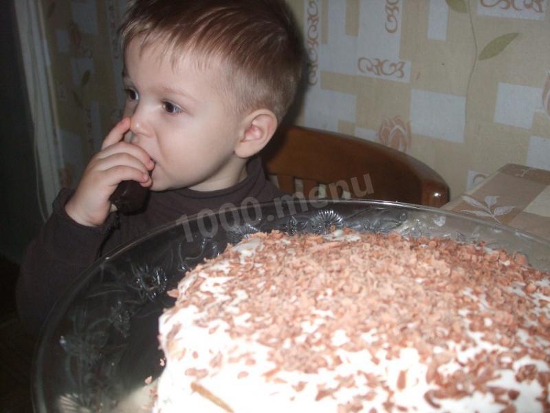 Шаг 13 приготовления Сметанник на маргарине