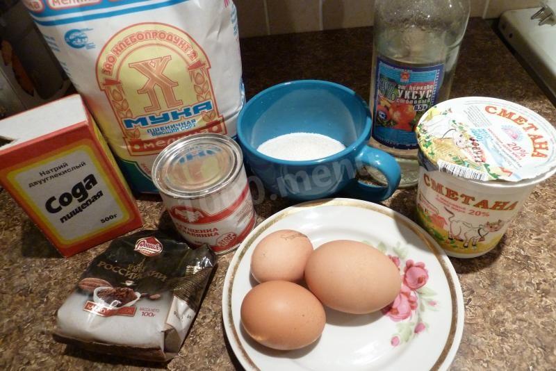 Шаг 1 приготовления Коржи для торта вкусные