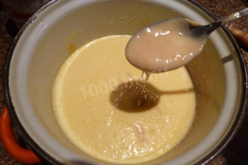 Шаг 4 приготовления Коржи для торта вкусные