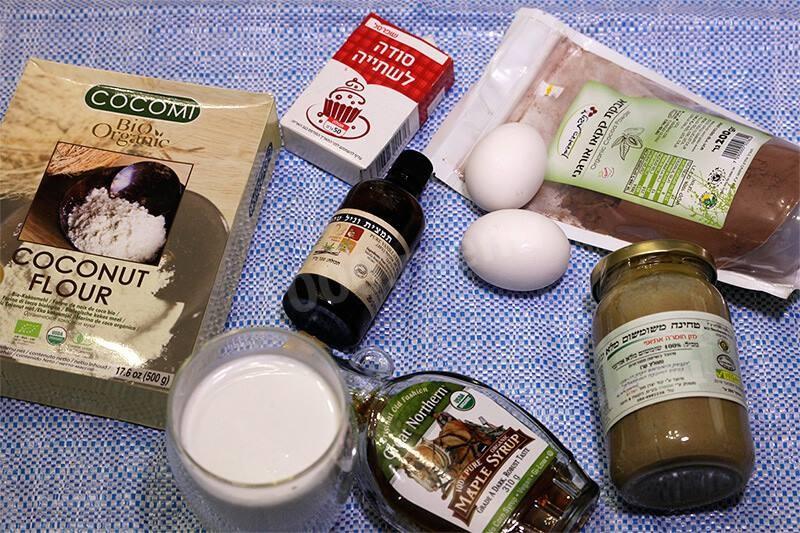 Шаг 1 приготовления Шоколадные кексы из кокосовой муки