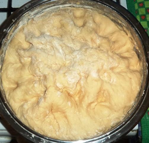 Шаг 5 приготовления Кулебяка с грибами