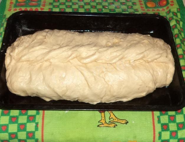 Шаг 8 приготовления Кулебяка с грибами