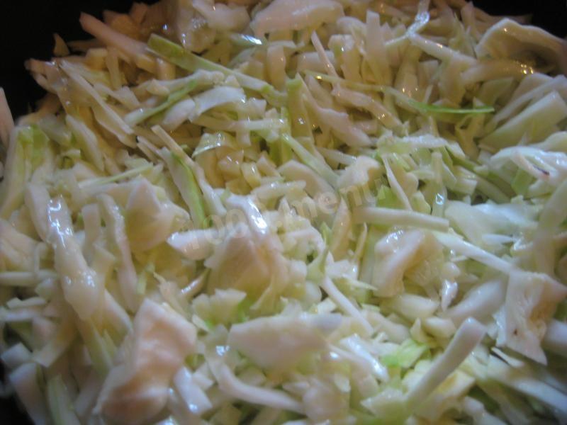 Шаг 7 приготовления Капустная кулебяка