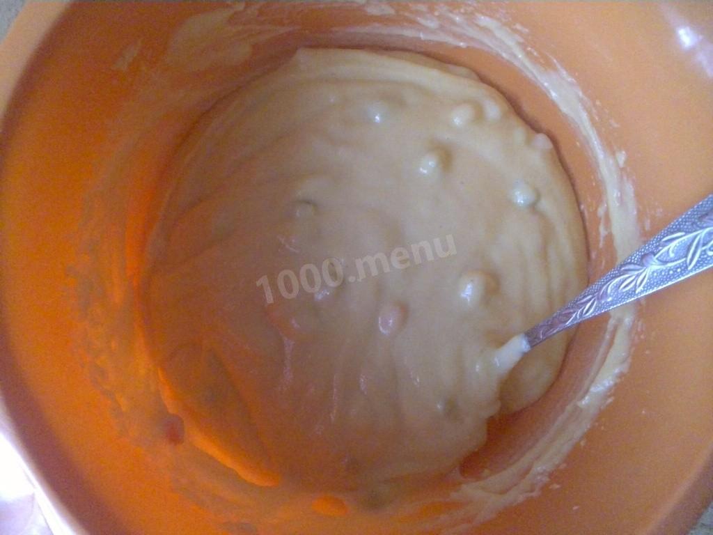 Шаг 8 приготовления Кукурузные кексы с цукатами