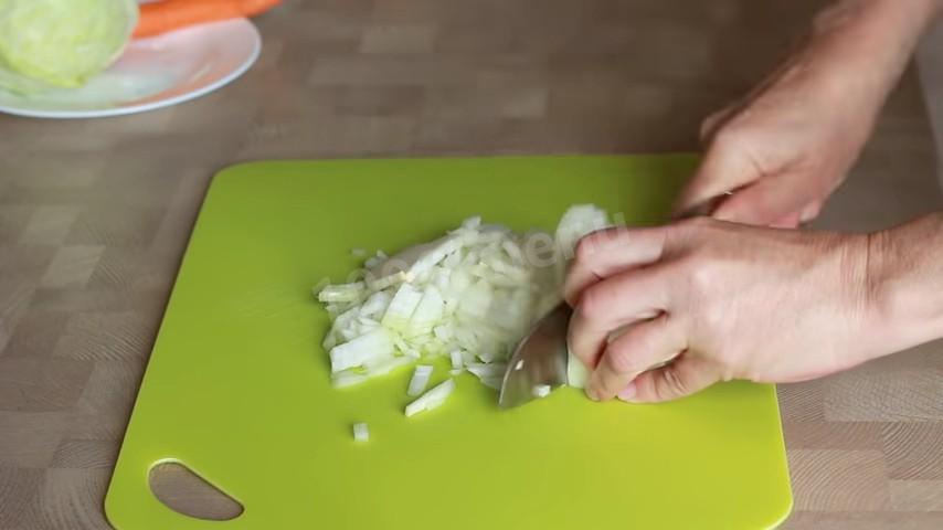 Шаг 1 приготовления Капустник заливной
