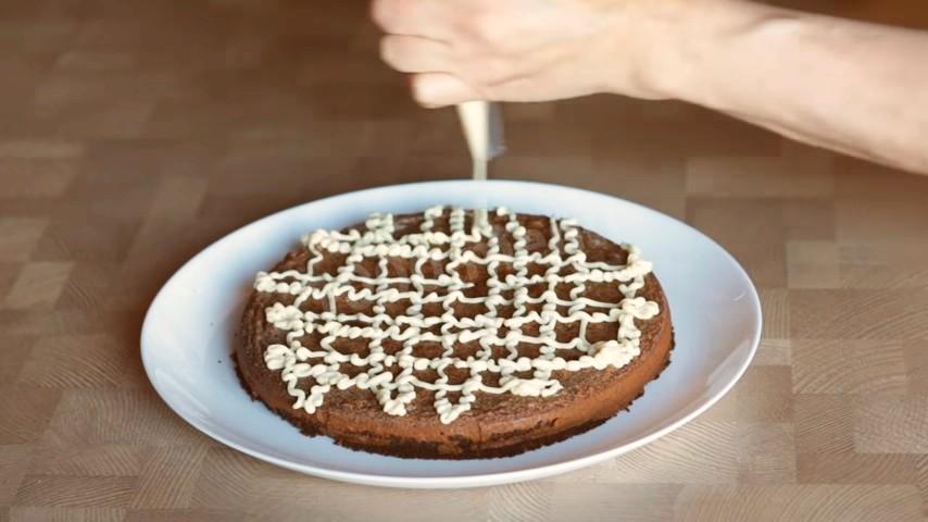 Шаг 9 приготовления Самый простой пирог с маком без муки