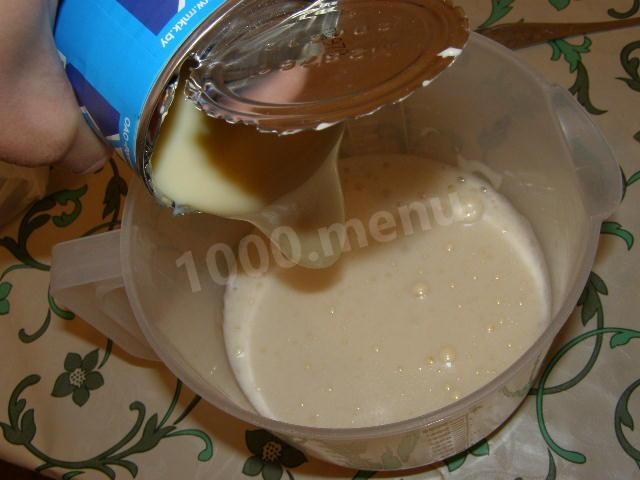 Шаг 3 приготовления Торт со сметанным кремом и грецкими орехами