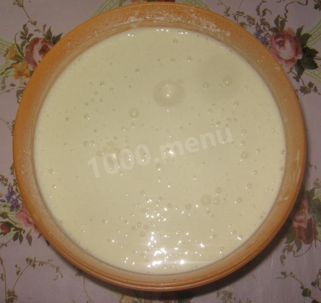 Шаг 3 приготовления Вкусные блины с легким