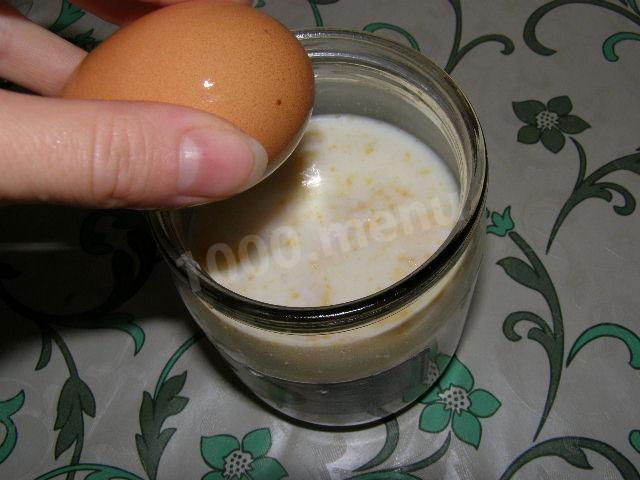 Шаг 4 приготовления Оладушки с бананами и орехами