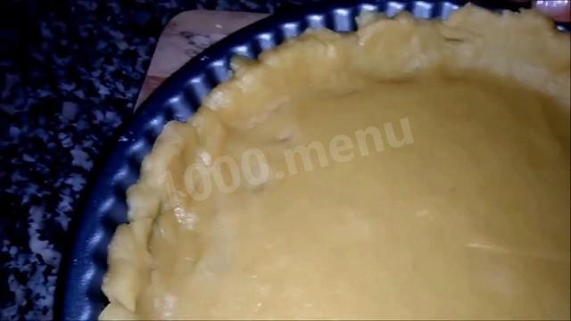 Шаг 6 приготовления Пирог из песочного теста с Нутеллой