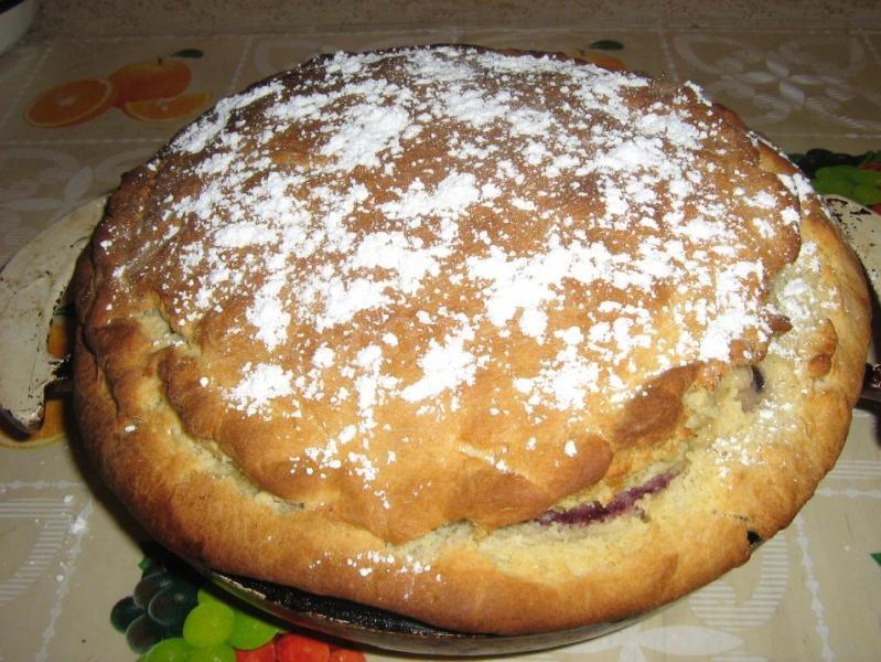 Обложка рецепта Пирог сметанный Ленивый