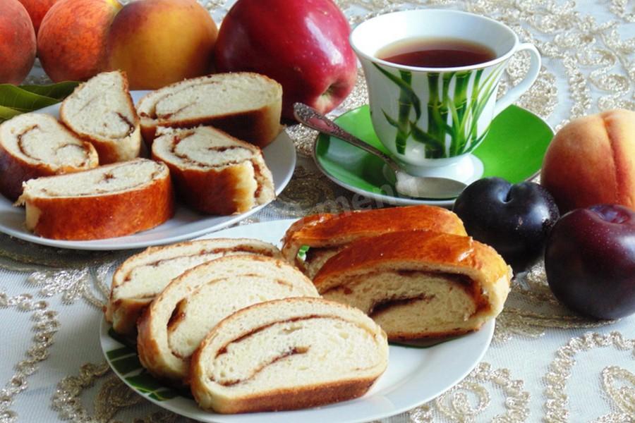 Обложка рецепта Рулет из сдобного теста