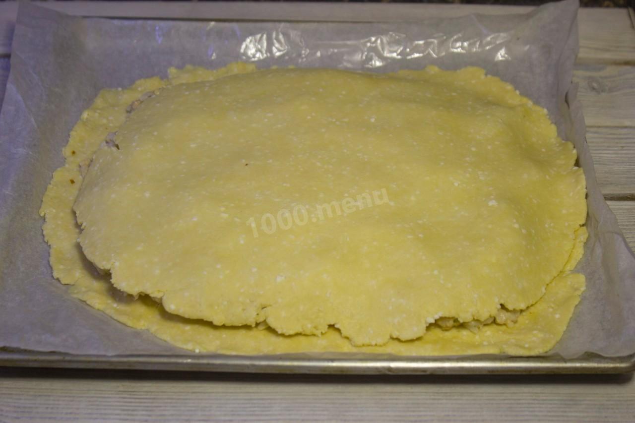 Шаг 22 приготовления Пирог с рыбными консервами и рисом
