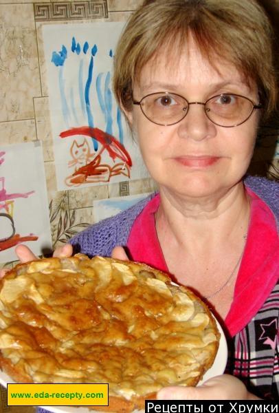 Шаг 6 приготовления Пирог с яблоками и бананами