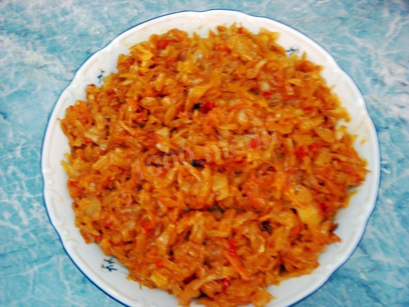 Шаг 1 приготовления Жареные пирожки с начинкой из квашеной и свежей капусты