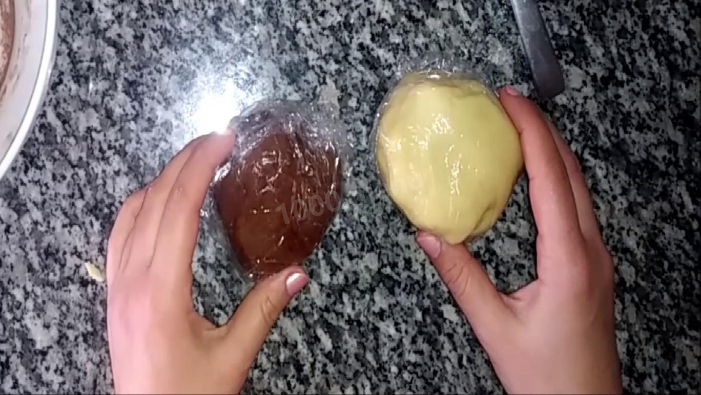 Шаг 4 приготовления Песочное печенье Пуговицы