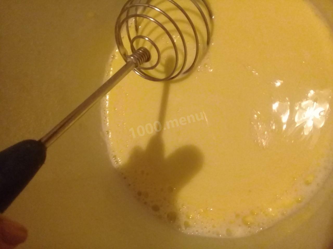 Шаг 3 приготовления Пирог Зебра